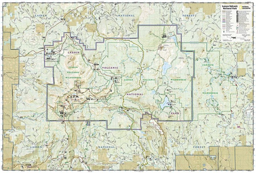 Lassen Volcanic National Park Map | Lassen Volcanic National Park