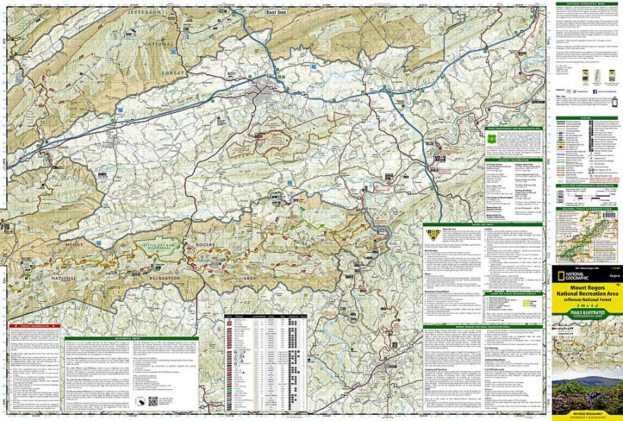 Mount Rogers National Recreation Area Map