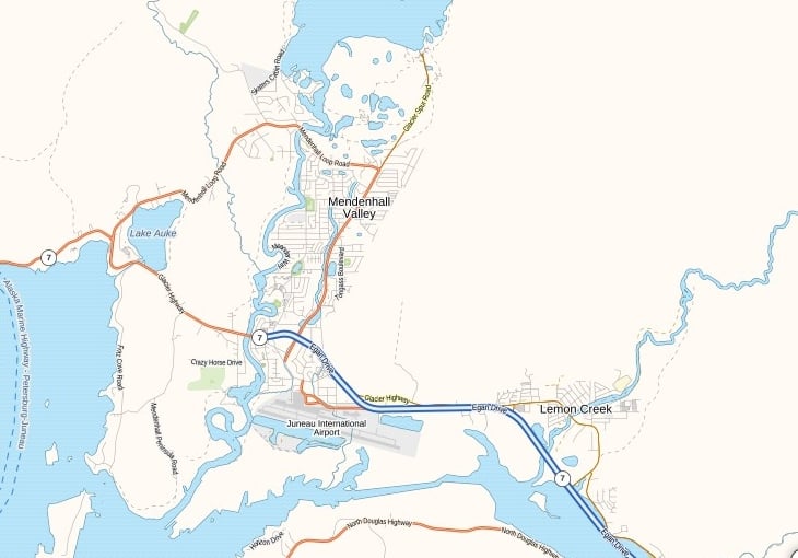 Juneau International Airport Map