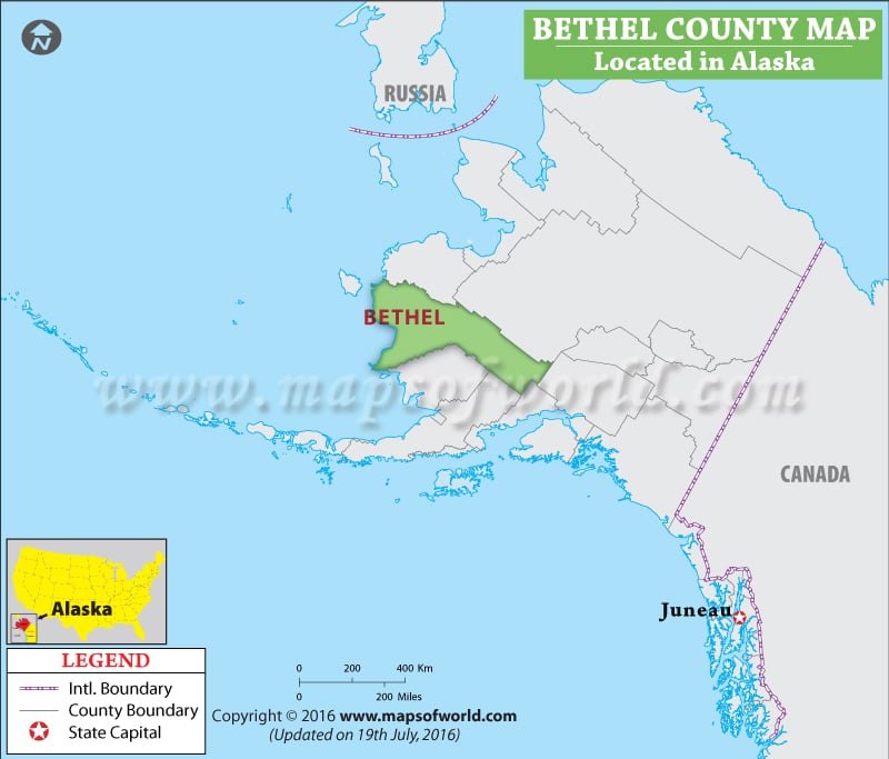Bethel Alaska Map