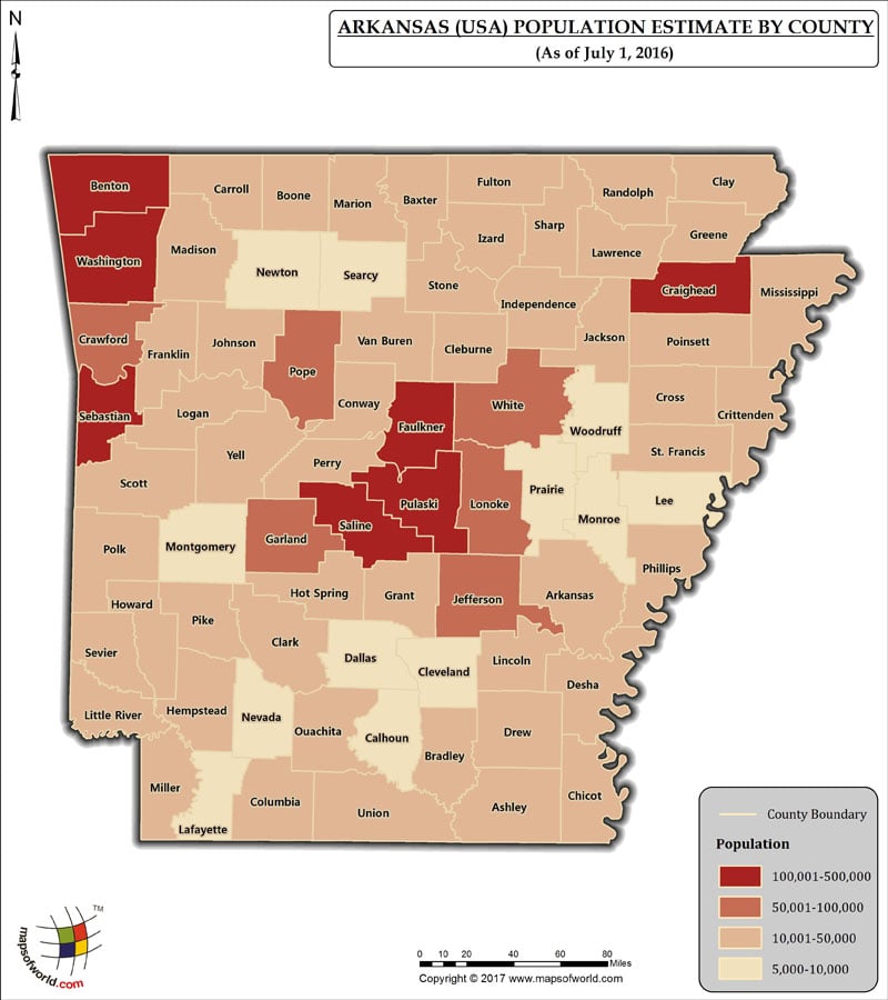 Arkansas Population 2016