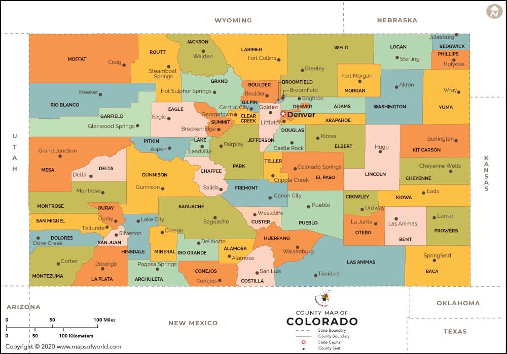 Map Colorado Counties Get Map Update