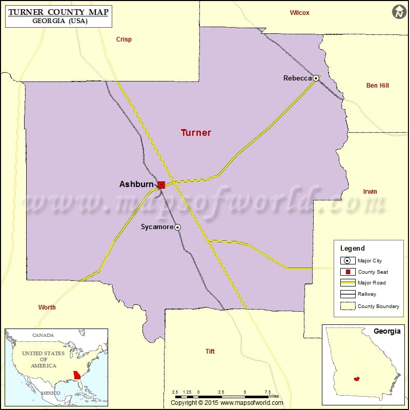 Turner County Map