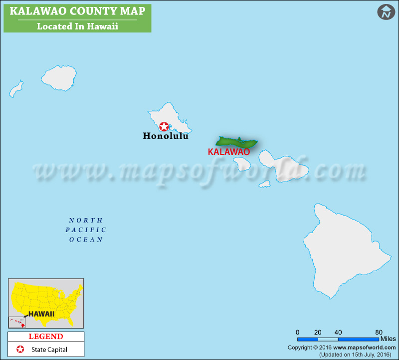 Map of Kalawao