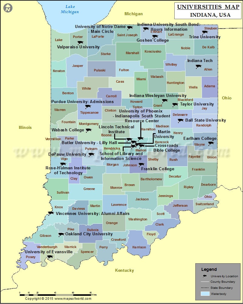 List of Universities in Indiana