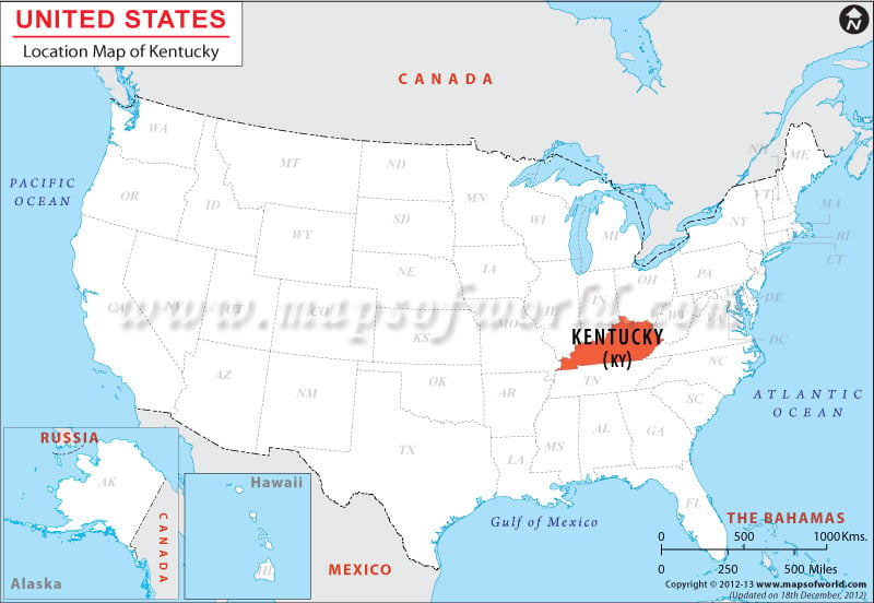Where is Kentucky on the Map?