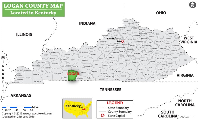 Logan County Map 