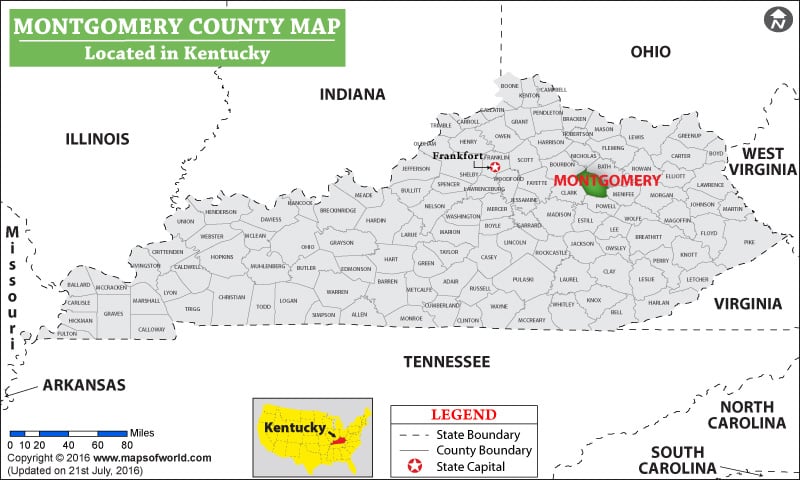 Montgomery County Map 