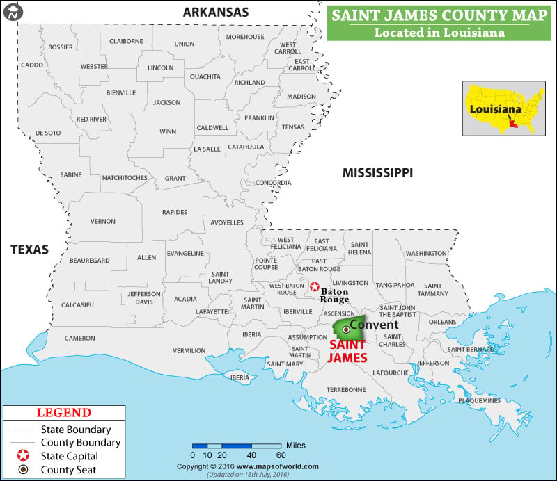 Map of St James Parish