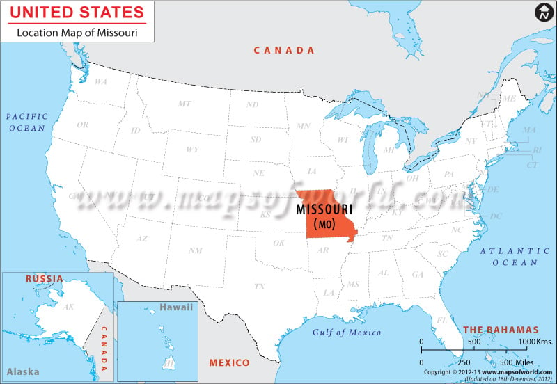Where is Missouri Located?