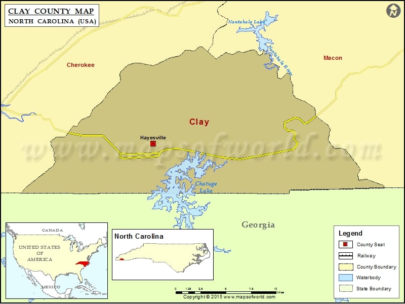 Clay County Map