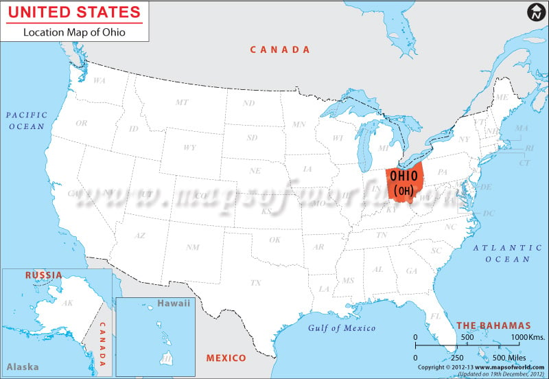 Where is Ohio Located?