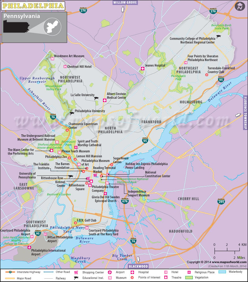 Philadelphia Map