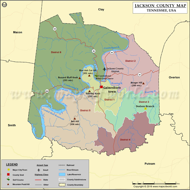 Jackson County Map 