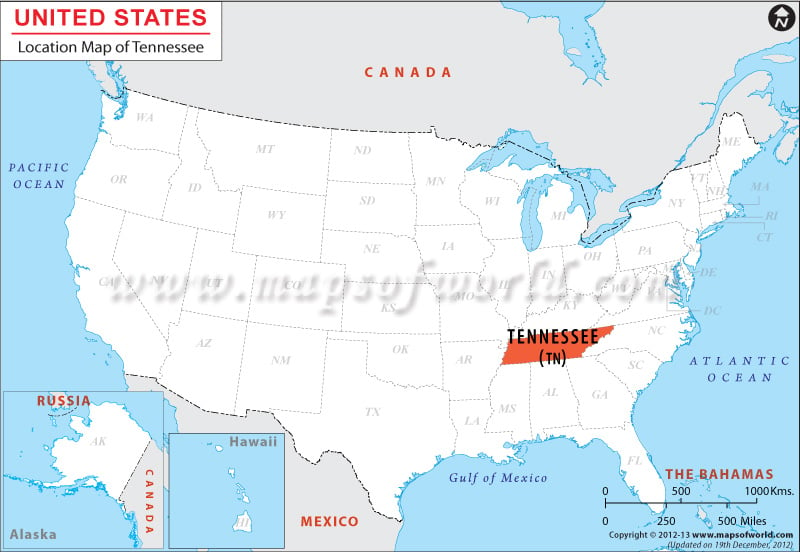 Where is Tennessee?