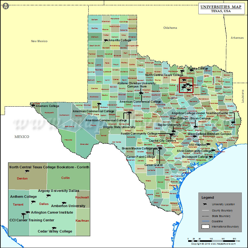 Top Universities In Texas MapsofWorld