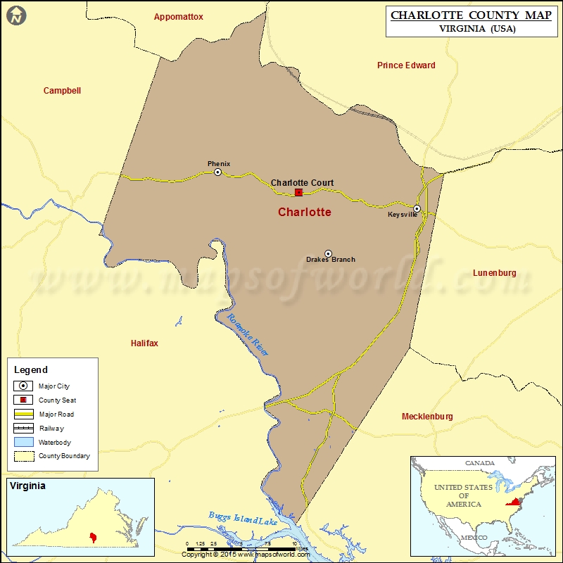 Charlotte County Va Gis Charlotte County Map, Virginia