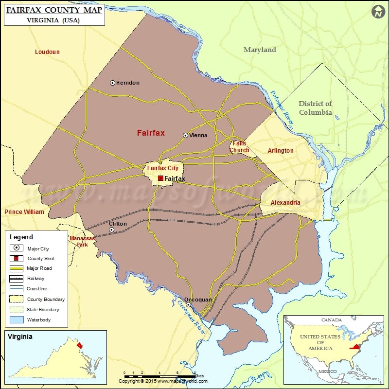 Fairfax County Map 