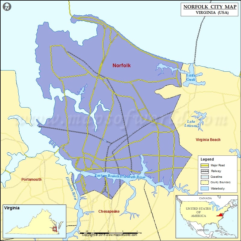 Norfolk County Map