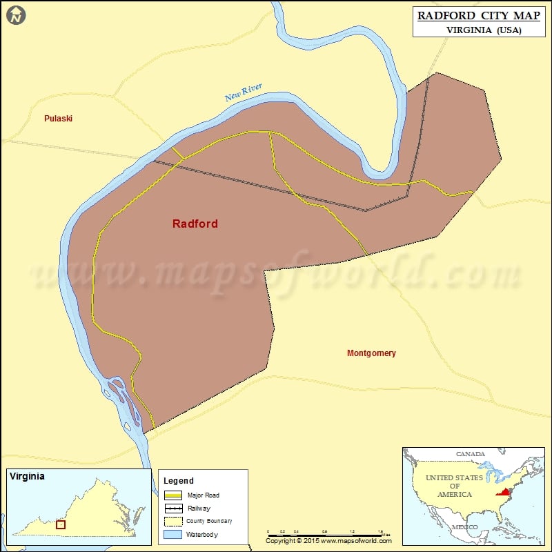 Radford County Map