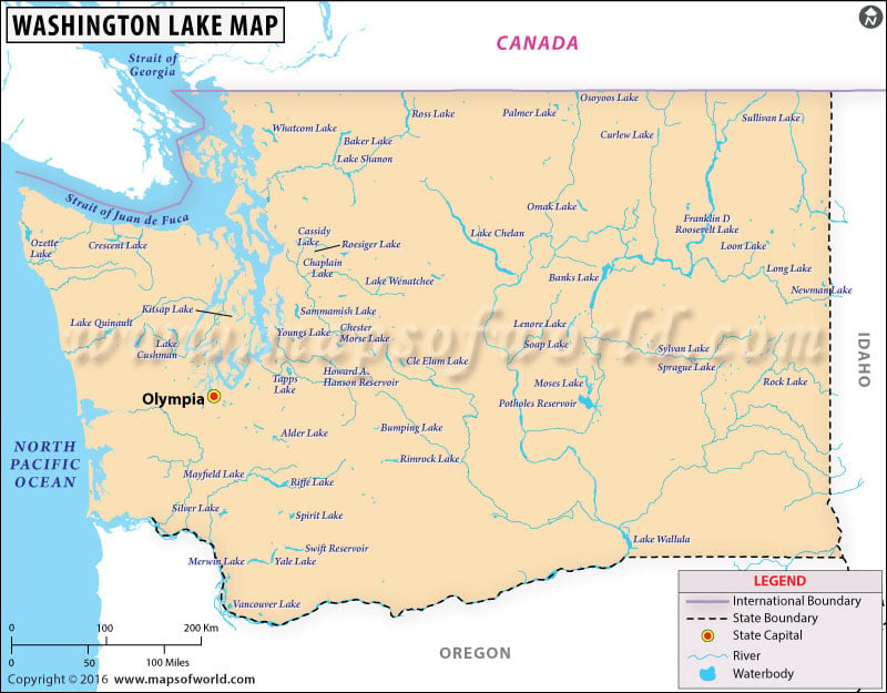 Washington Lakes Map