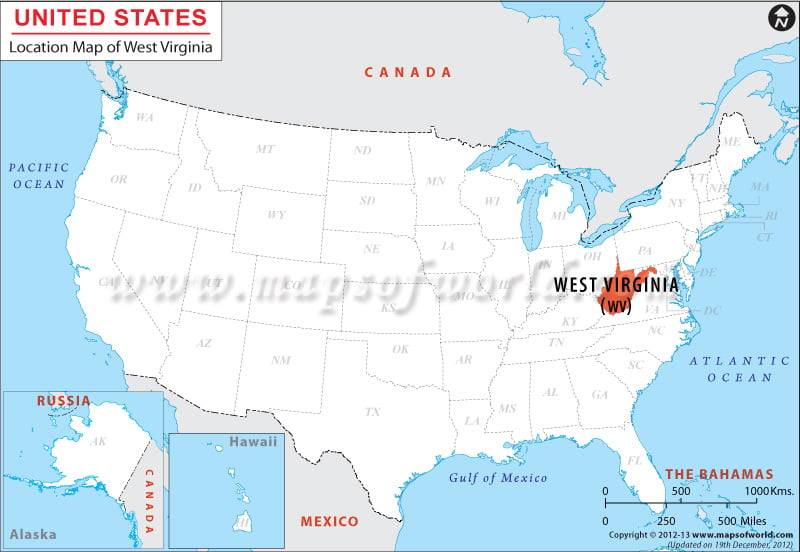 Where is West Virginia Located?