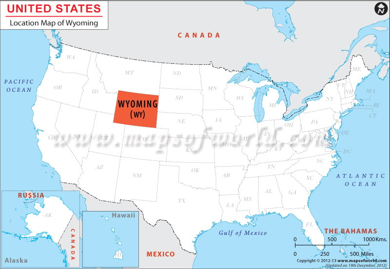 Where is Wyoming located?