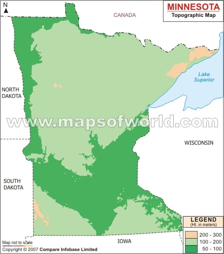 Minnesota Topographic Map