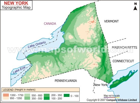 New York Topographic Map