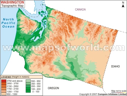 Washington Topographic Map