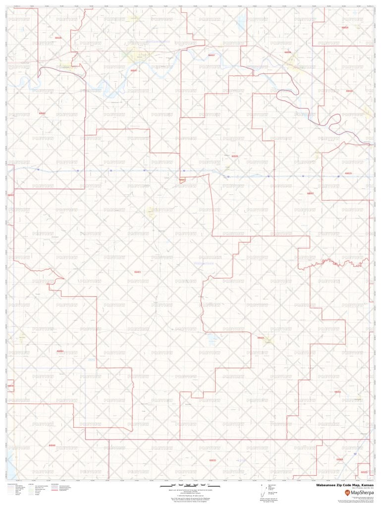 Kansas Zip Code Map Kansas Postal Code