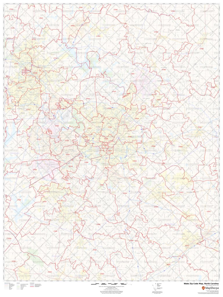 Wake Zip Code Map North Carolina Wake County Zip Codes 