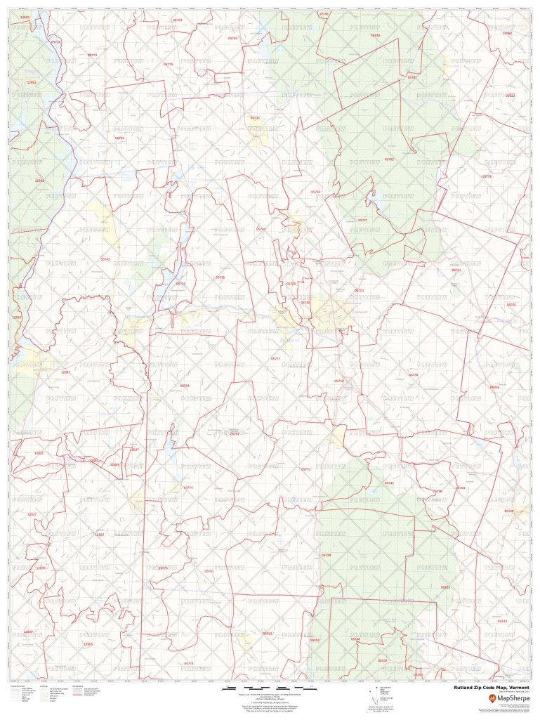 Vermont Zip Code Map, Vermont Postal Code