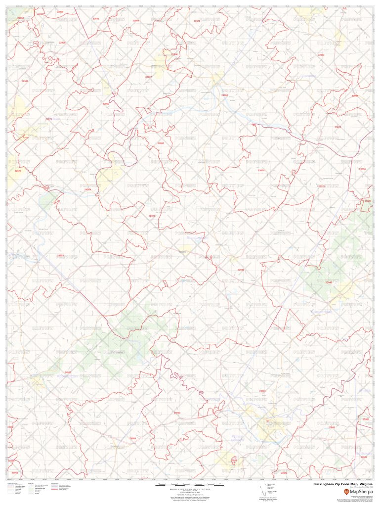 Buckingham Zip Code Map, Virginia | Buckingham County Zip Codes