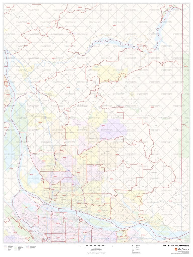 Clark County Wa Zip Code Map 2068