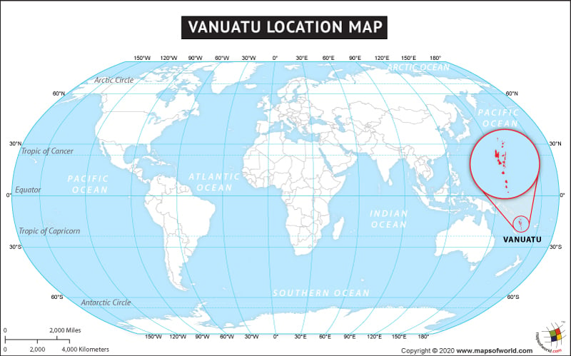 Where is Vanuatu located?