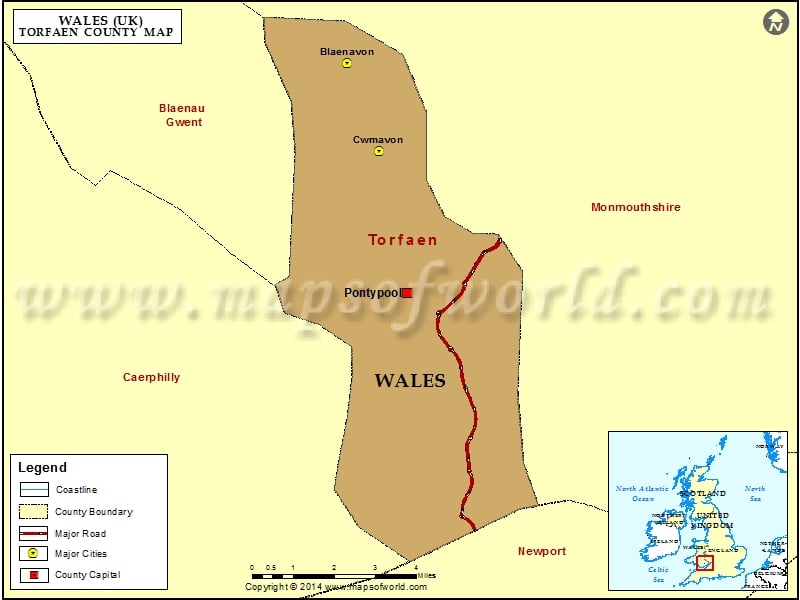 Map of Swansea County