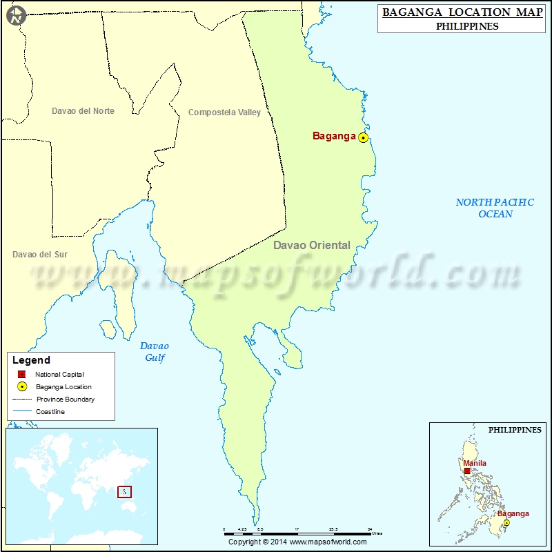 Where is Baganga Where is Baganga
