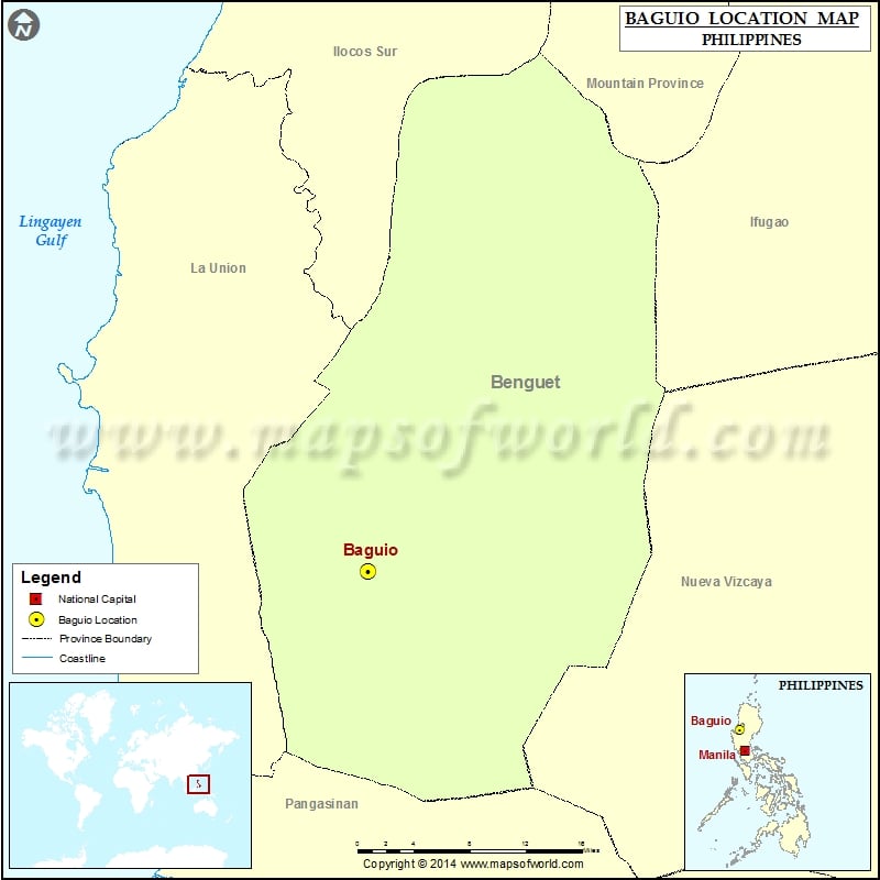 Where is Baguio | Location of Baguio in Philippines Map