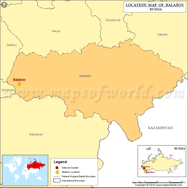 Where is Balasov | Location of Balasov in Russia Map