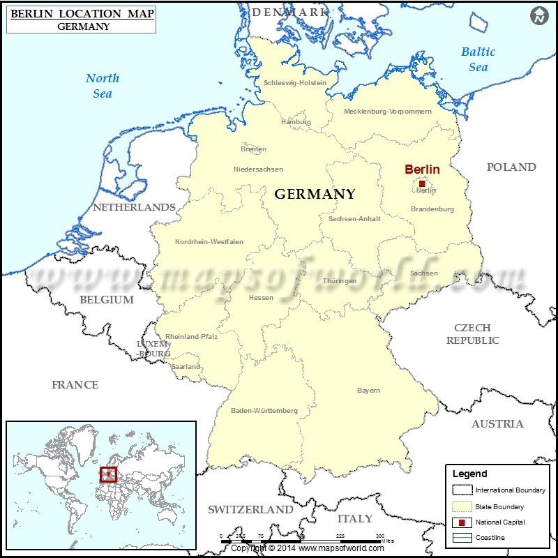 berlin location on world map Where Is Berlin Location Of Berlin In Germany Map berlin location on world map