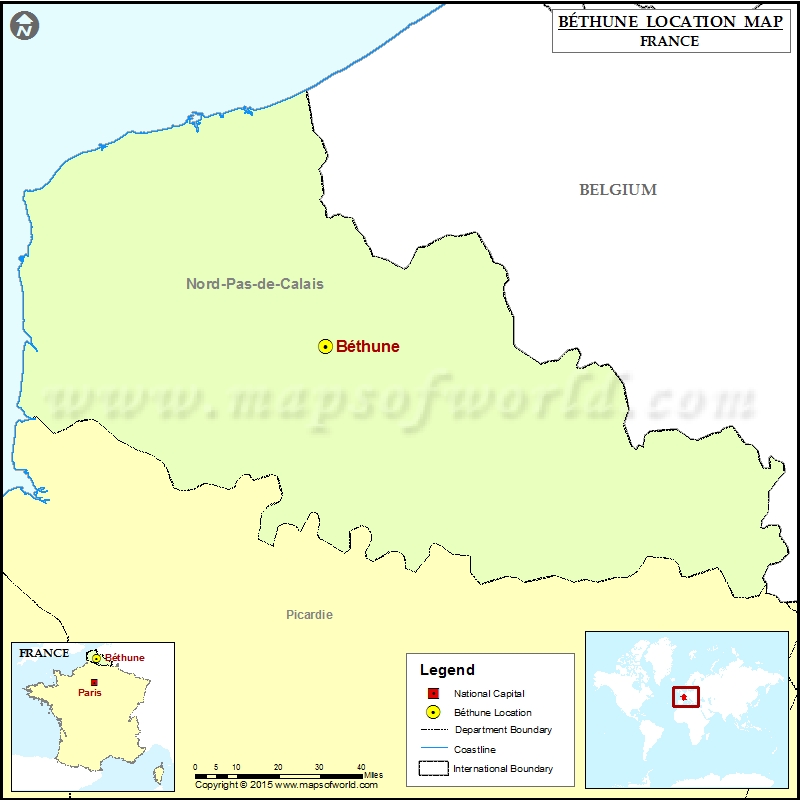 Where is Bethune Where is Bethune