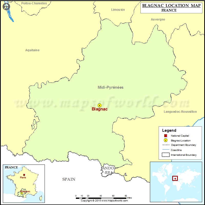 Where is Blagnac Where is Blagnac