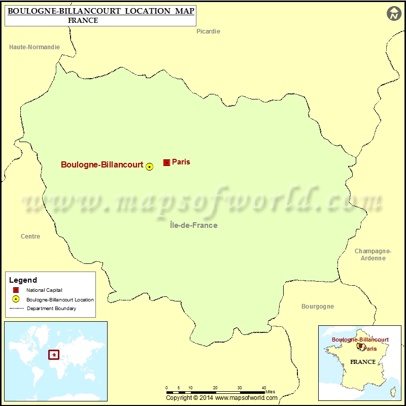 Where is Boulogne-Billancourt Where is Boulogne-Billancourt
