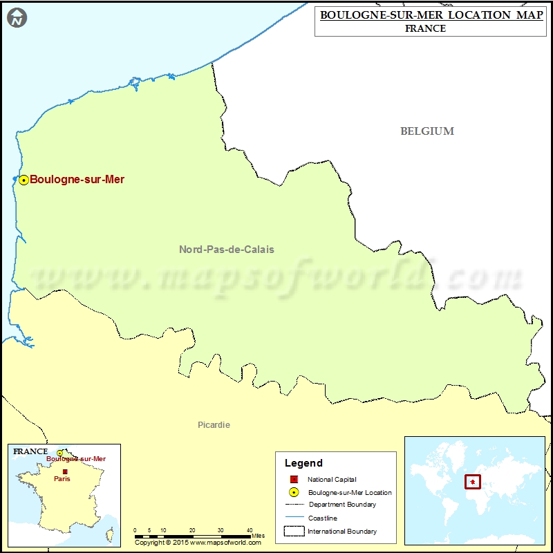 Where is Boulogne-sur-Mer Where is Boulogne-sur-Mer