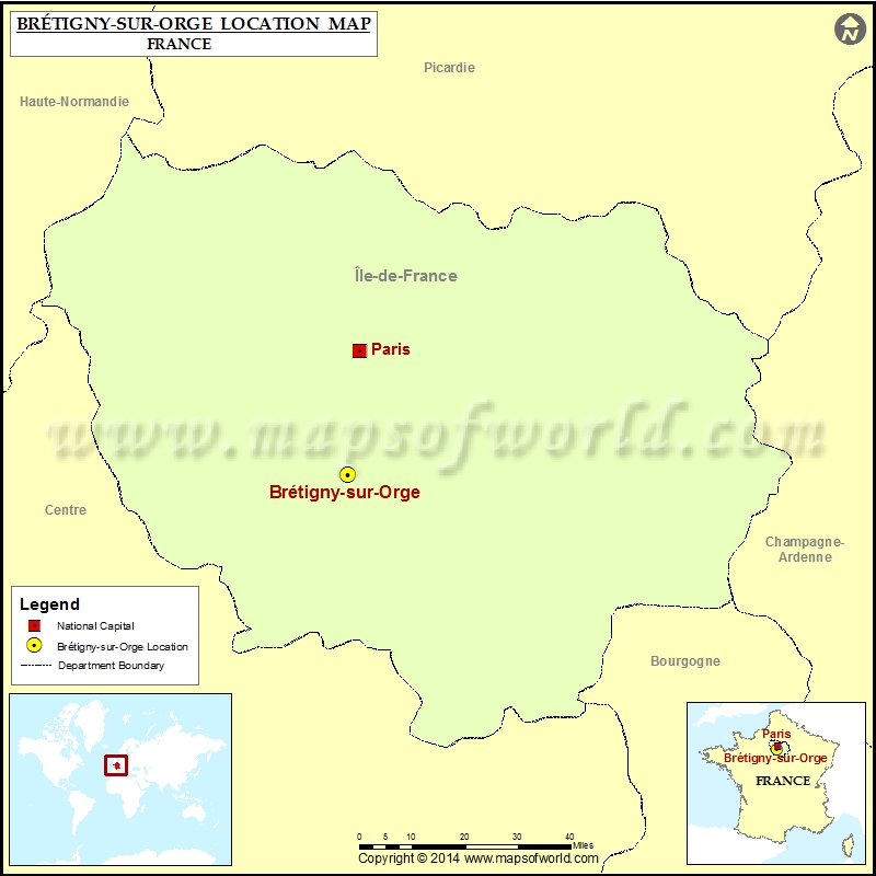 Where is Bretigny-sur-Orge Where is Bretigny-sur-Orge