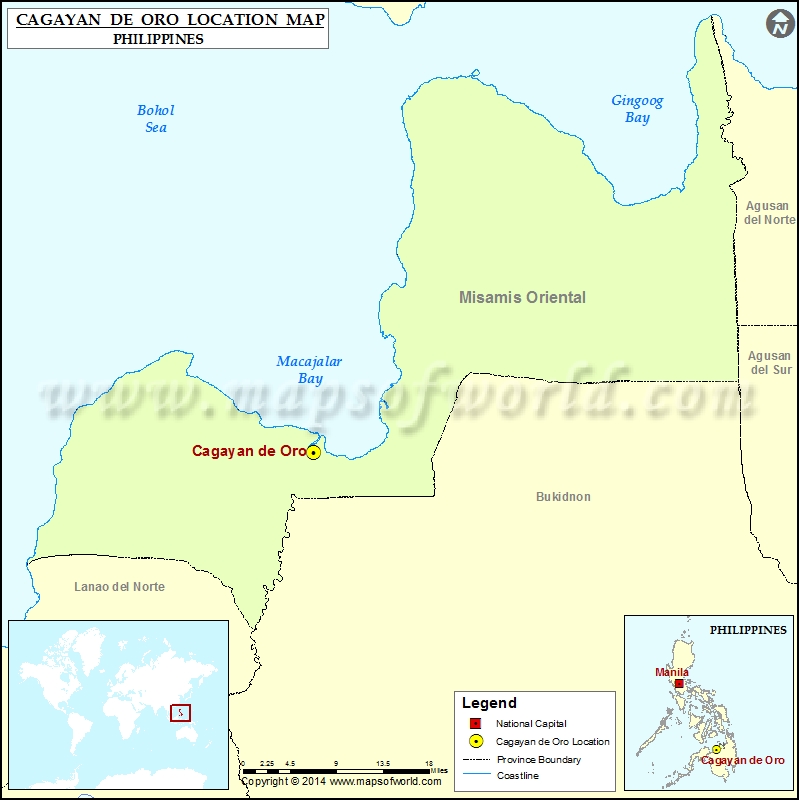 Where is Cagayan de Oro Where is Cagayan de Oro