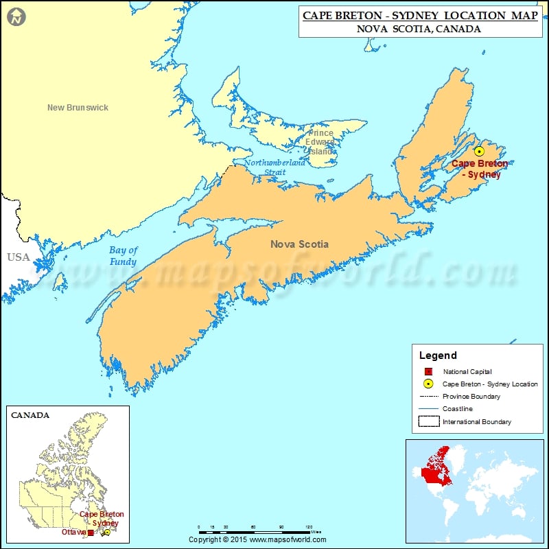 Where is Cape Breton - Sydney