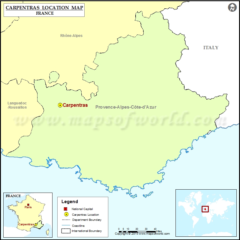 Where is Carpentras Where is Carpentras