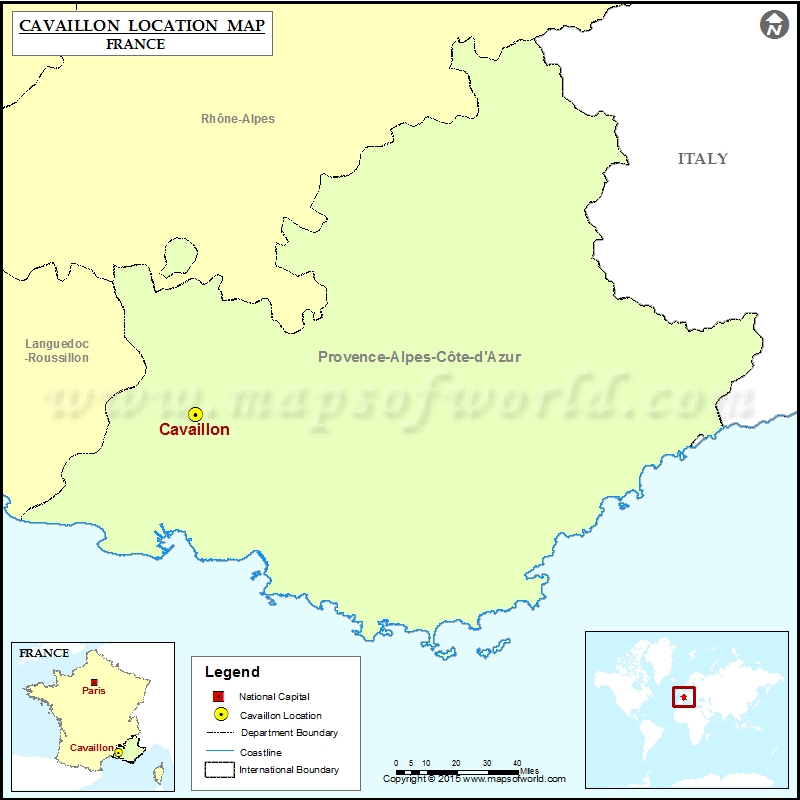 Where is Cavaillon Where is Cavaillon